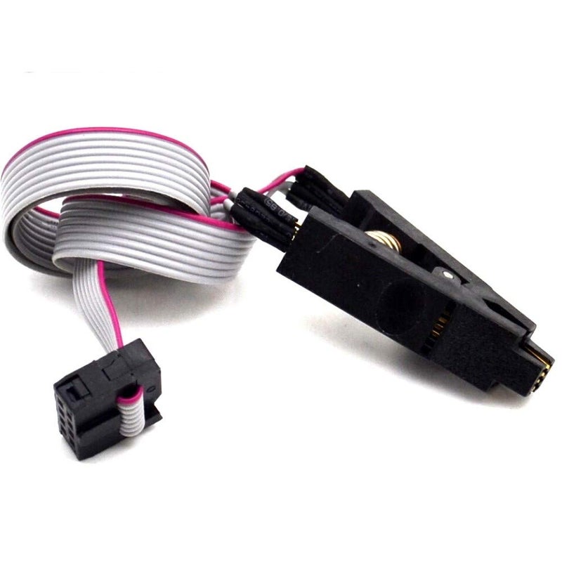 Chironal 2 Set SOP8 to DIP8 Test Clips and Board, 8 Pin, Cable Lengths 24cm, for EEPROM 93CXX/25CXX/24CXX in Circuit Programming on USB Programmer TL866CS TL866A EZP2010 (1Pcs Board) - Image 3